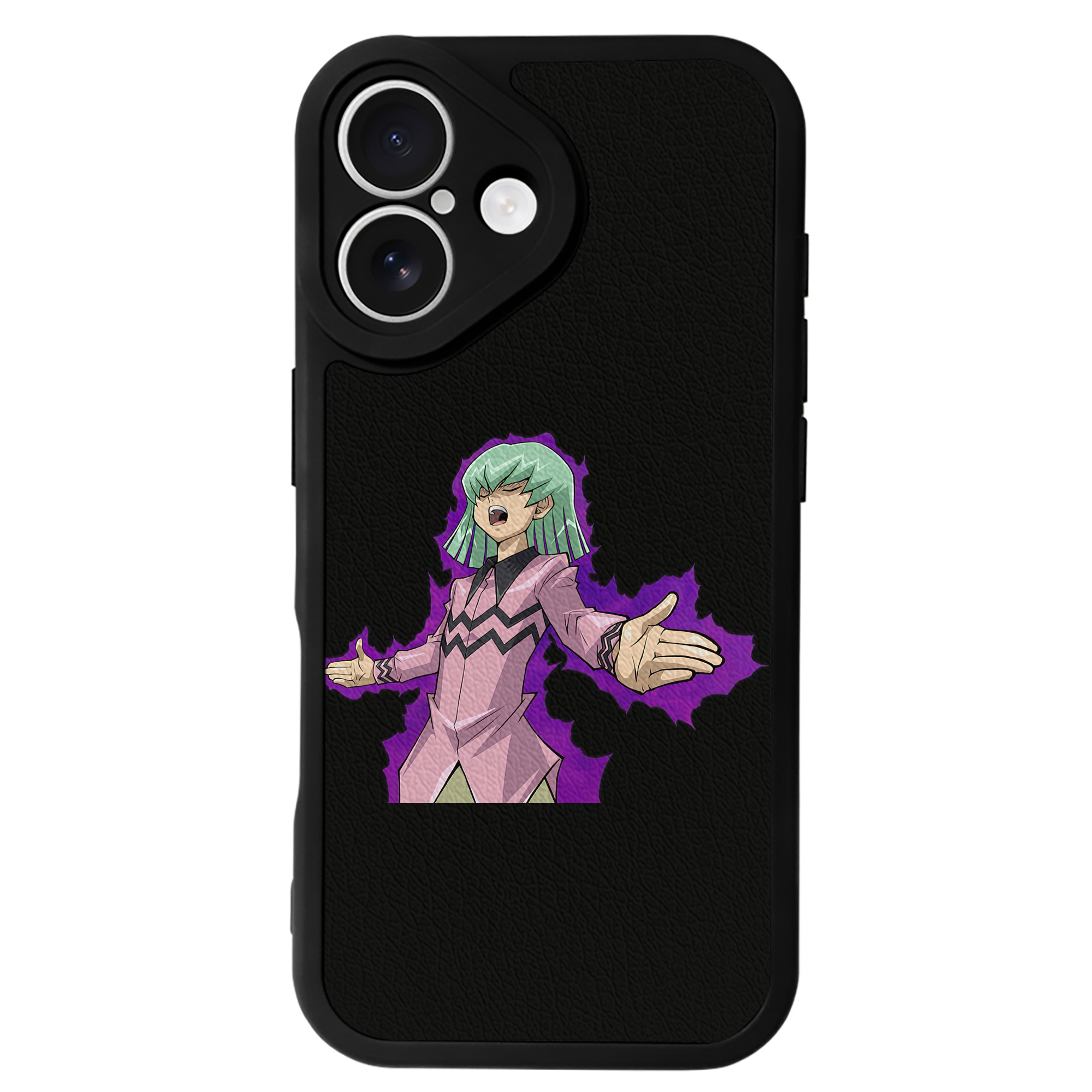 遊☆戯☆王 Yu-Gi-Oh! 【iPhone 16シリーズ対応】シリコンスマホケース（レザー調） 材質：シリコン